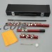 Ktaxon 16 Hole C Flute for Student Beginner School Band with Case 9 Colors   